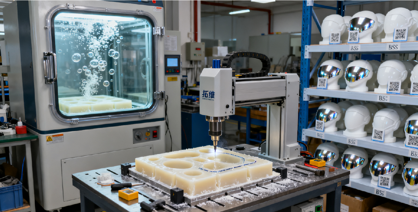 拓维快速模具制作过程